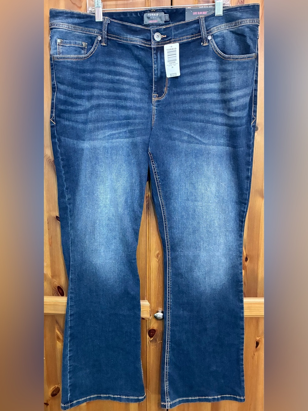 Torrid Luxe Slim Boot Blue Jeans New / Tags Women’s 20 R
